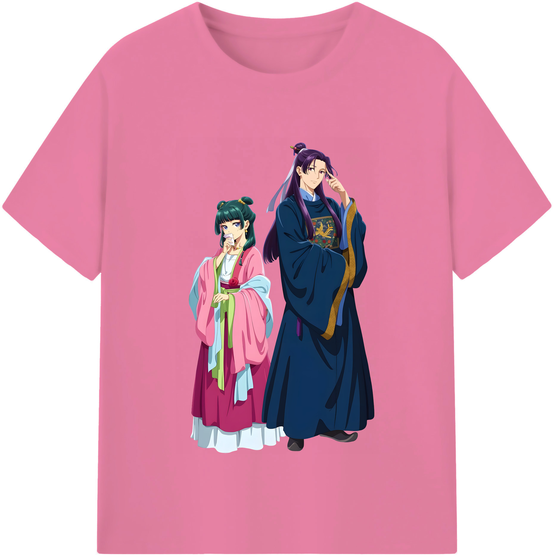 （画像用） 薬屋のひとりごと The Apothecary Diaries 綿100％半袖Tシャツ（フロントプリント）